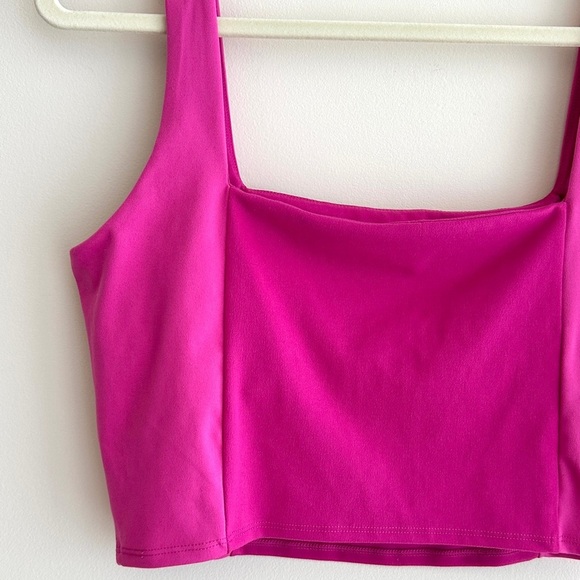 Sincerely Jules Active Sports Bra, Two Tone Magenta, Size Large - Picture 9 of 14